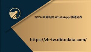 2024 年更新的 WhatsApp 號碼列表