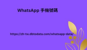 WhatsApp 手機號碼